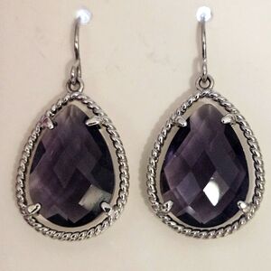 Glass Teardrop Earrings